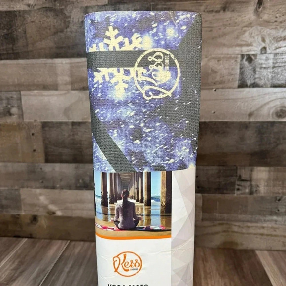 KESS InHouse CHEVRON WONDERLAND II Ebi Emporium Exercise Yoga Mat 72"x 24" • NWT - Picture 2 of 5